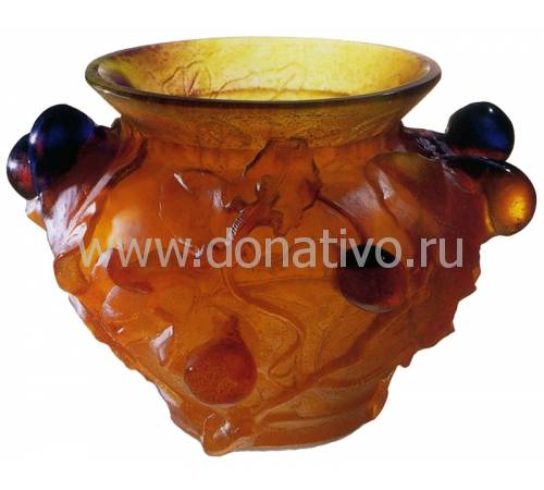 Ваза в форме бочонка Daum 03528