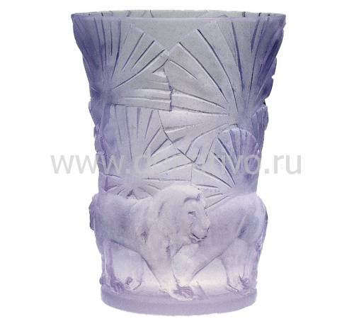 Ваза "Львы" Daum 03866-1