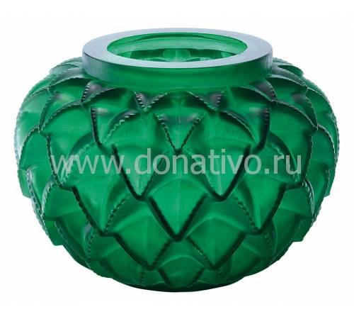 Ваза для цветов зелёная средняя "Languedoc" LALIQUE 10091200