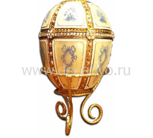 Яйцо "10 панелей с лебедем" FABERGE 76W