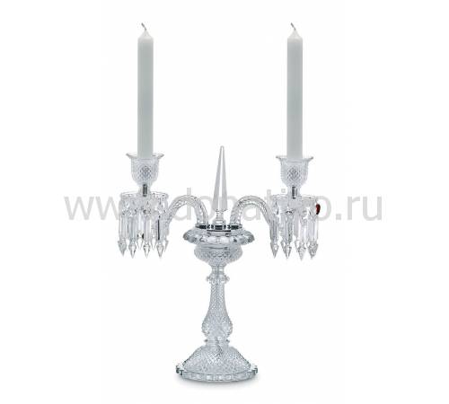 Подсвечник на 2 свечи прозрачный "Zenith" Baccarat 2601671