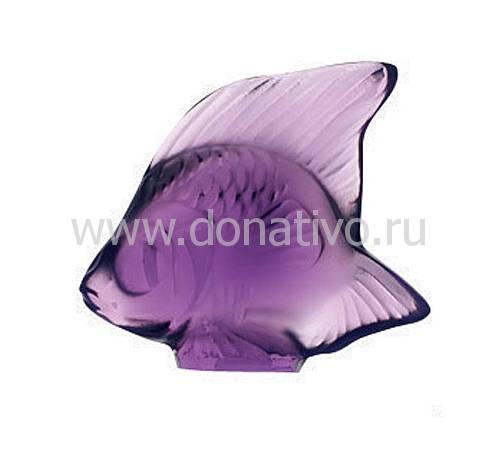 Статуэтка "Рыбка" фиолетовая Lalique 3000600