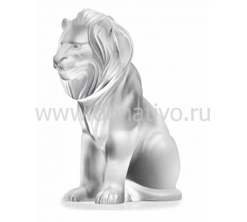 Статуэтка "Лев Bamara" прозрачный Lalique 1165600