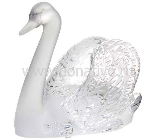 Статуэтка "Лебедь" с головой вверх прозрачный Lalique 1161600