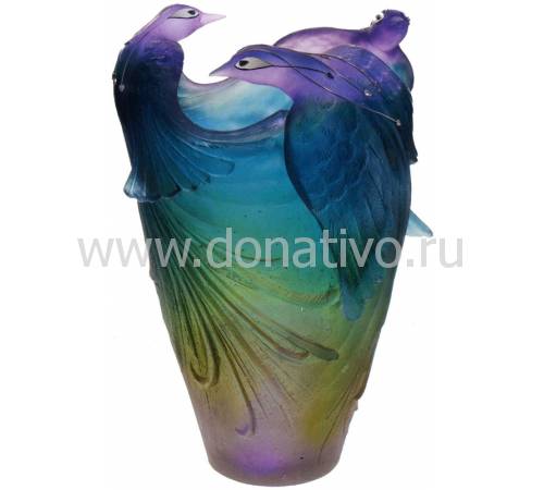 Ваза для цветов Oiseaux de Paradis Daum 03963