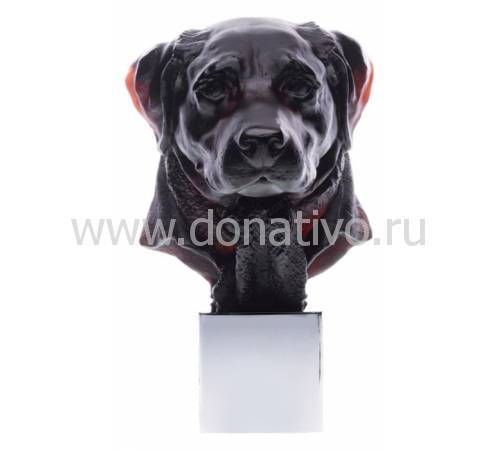 Статуэтка "Голова Лабрадора" черная Daum (Лимитированная серия 500 экз.) 03679
