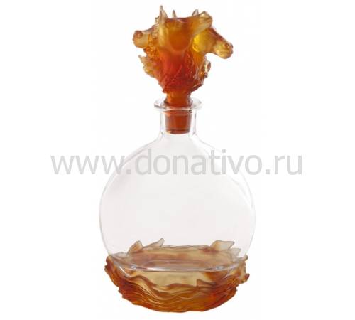 Штоф для виски "Лошади" Daum 05340