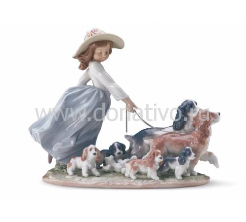 Статуэтка "Парад щенков" Lladro 01006784