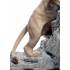 Статуэтка "Притаившийся лев" Lladro 01008656
