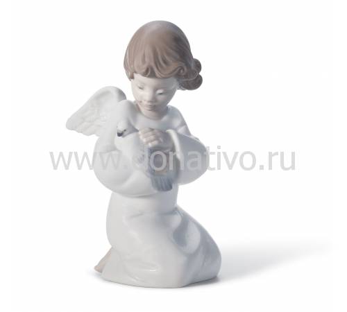 Статуэтка ангелочка "Защитник любви" Lladro 01008245