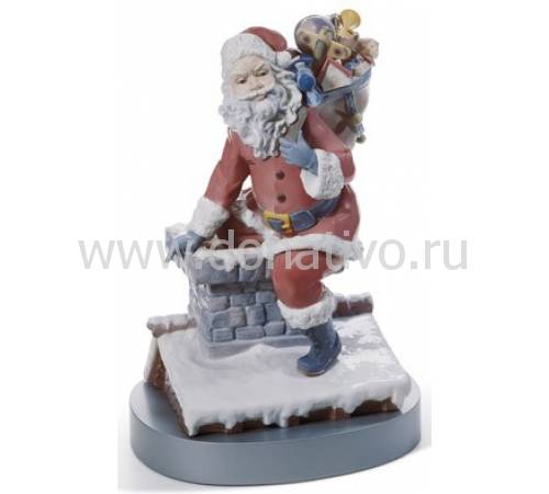 Статуэтка "Через трубу с подарками" Lladro 01001931