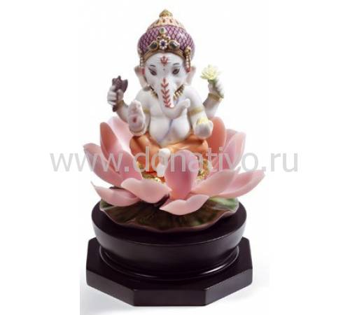 Статуэтка "Ганеша на лотосе" Lladro 01008635