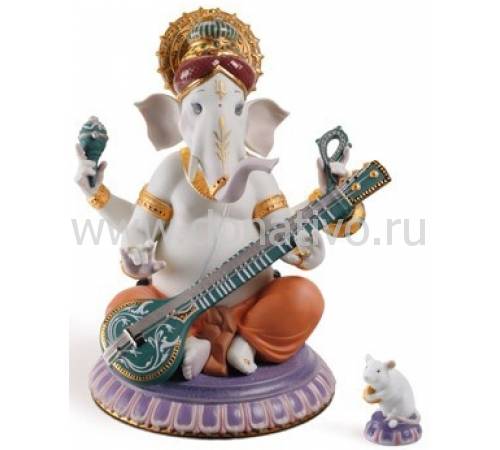 Статуэтка "Ганеша с Вееной" Lladro 01007181