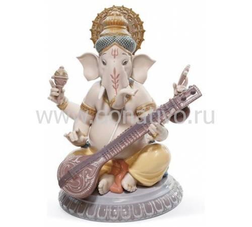 Статуэтка "Ганеша с Вееной" Lladro 01008288