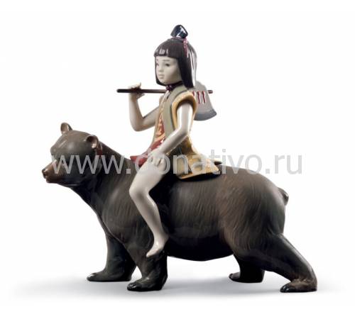 Статуэтка "Кинтаро и медведь" Lladro 01008687