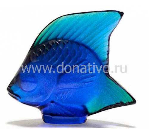 Рыбка кобальт Lalique 10363800