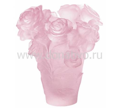 Ваза для цветов светло-розовая "Rose Passion" Daum 05287-4