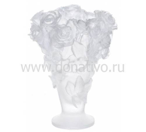 Ваза для цветов белая "Roses" Daum 03547-4