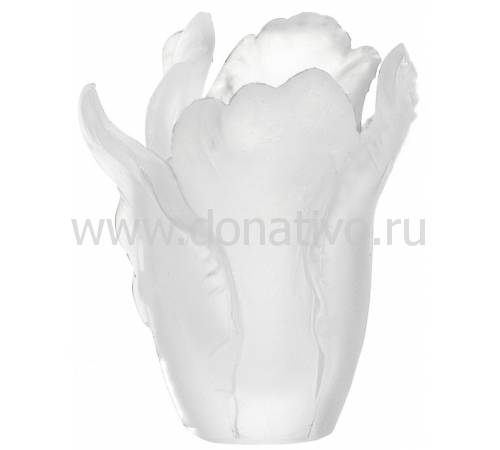 Ваза для цветов белая "Tulipe" Daum 05213-3