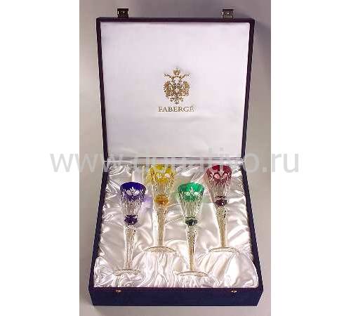 Набор "Palais Royale" из 4-х фужеров для ликера FABERGE 518094