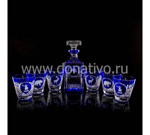 Набор из штофа и 4-х стаканов для виски "Hunt" Tsar FABERGE 548354B