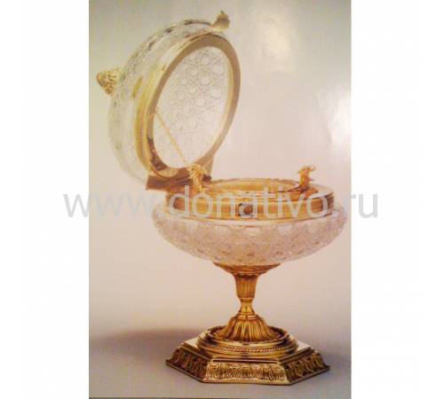 Икорница "Renaissance" Faberge 39-PL55-GM DP Clear
