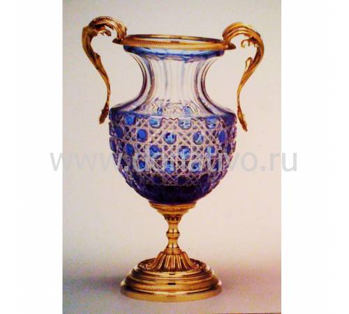 Ваза для цветов "Rocaille" Faberge 03-PL98-CP kobalt