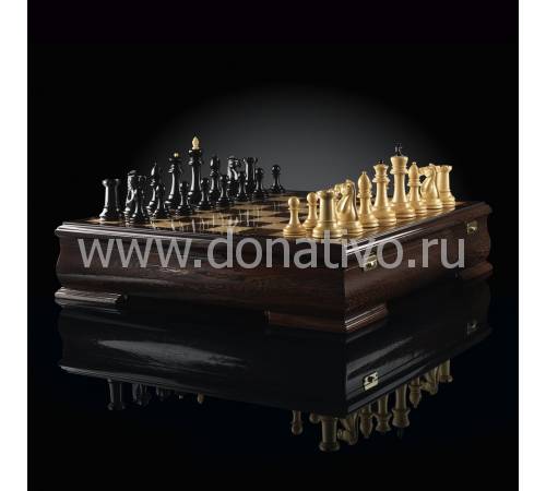 Шахматы Стаунтон Люкс Мини (самшит/самшит) AVTSH38