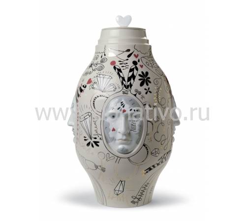 Ваза для цветов "Разговор" Lladro 01007596