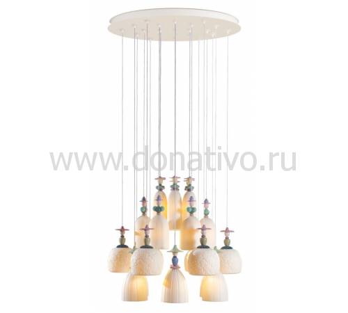 Люстры "Мадмуазель, 25 прогулка по апельсиновой роще" Lladro 01023548