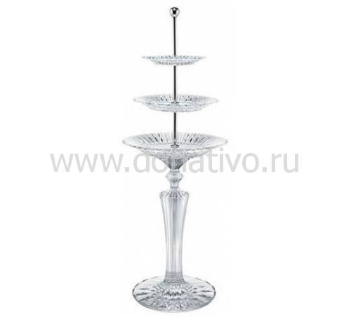 Ваза для фруктов 3-х ярусная на ножке Mille Nuits Baccarat 2810023