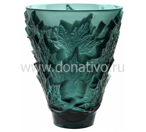 Ваза для цветов зелёная "Champs‑Élysées" Lalique 10598600