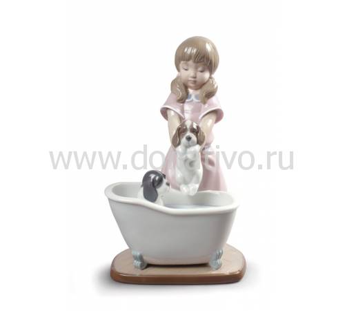 Статуэтка "Купание щенка" Lladro 01009280