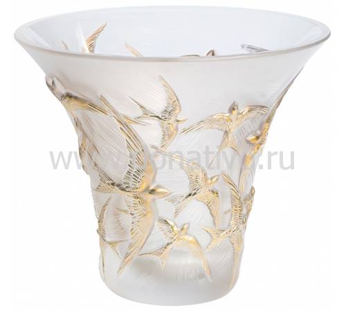 Ваза для цветов "Hirondelles" Lalique 10624000