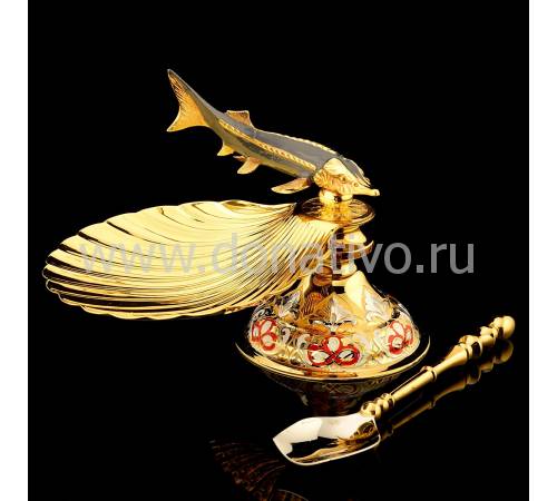 Икорница "Осетр" Златоуст RV0050317CG