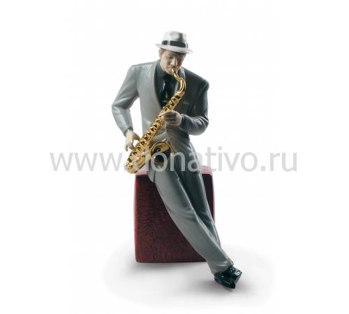 Статуэтка "Джазовый саксофонист" Lladro 01009330