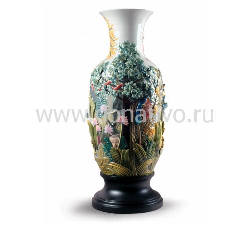 Ваза для цветов "Jarrón Paraíso животное" Lladro 01002003