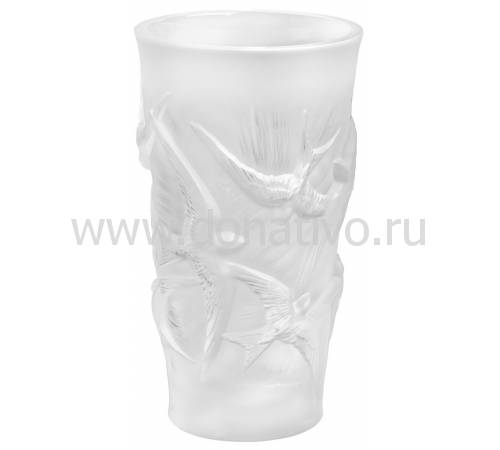 Ваза для цветов прозрачная "Hirondelles" Lalique 10644600