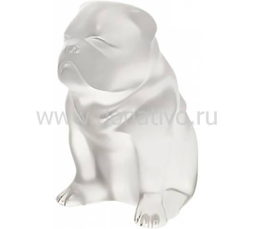Статуэтка "Бульдог" прозрачный Lalique 10520200