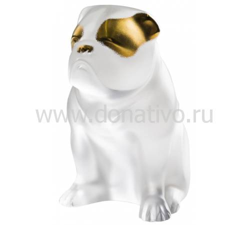 Статуэтка "Бульдог" позолота Lalique 10601200