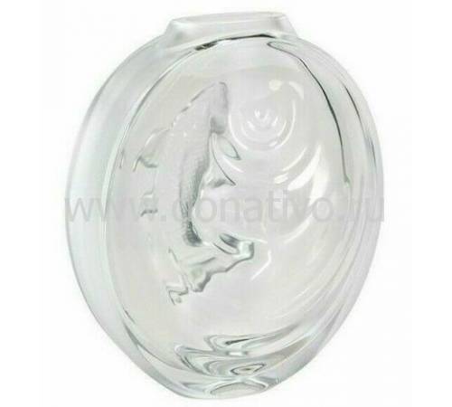 Ваза для цветов прозрачная "Carpe Koi bud" Lalique 10671400