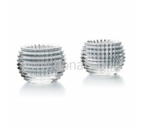 Набор из 2-х подсвечников серебро «Eye» Baccarat 2812812