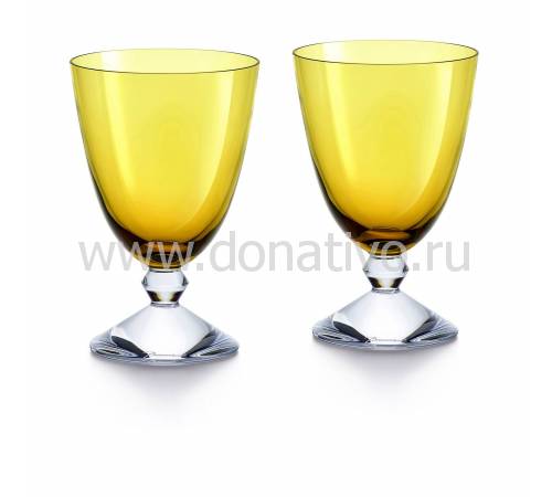 Набор из 2-х жёлтых бокалов для вина "VEGA" Baccarat 2812260