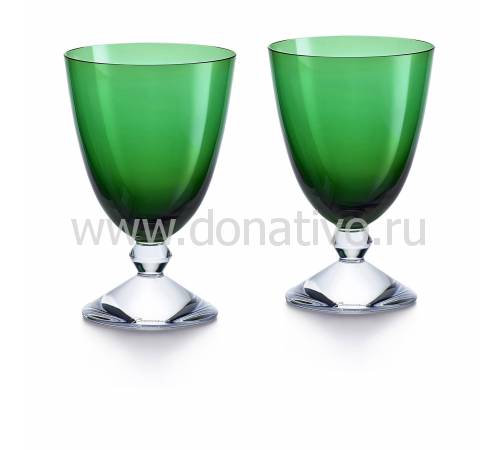 Набор из 2-х зелёных бокалов для вина "VEGA" Baccarat 2812263