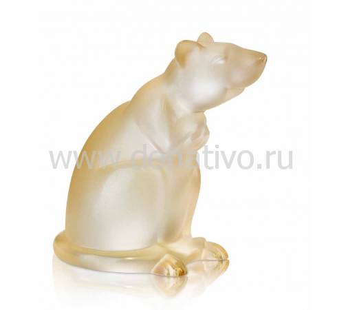 Статуэтка "Крыса" золотая Lalique 10686200