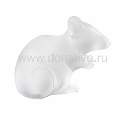 Статуэтка "Мышь" белая Lalique 10686400