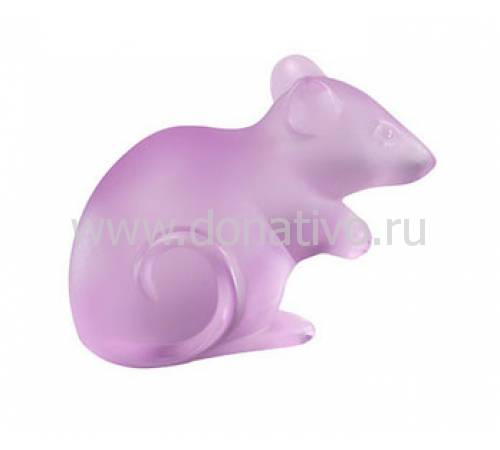 Статуэтка "Мышь" розовая Lalique 10686700