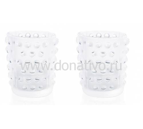 Набор из 2-х подсвечников "Mossi" прозрачные Lalique 1742800