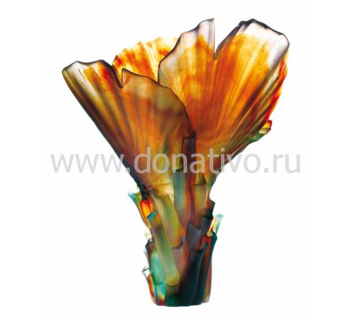 Ваза для цветов "Palm" большая (h=52) Daum (Лимитированная серия 388 экз.) 03458