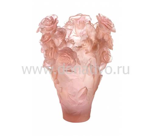 Ваза для цветов "Rose Passion Magnum" розовая (h=53) Daum (Лимитированная серия 99 экз.) 05106-9